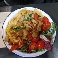 Are you Alfredo the dark? MAC & CHEEZ at V Rev Vegan Diner in Manchester