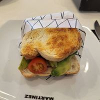 Avocado sandwich at Café Martínez in Ushuaia