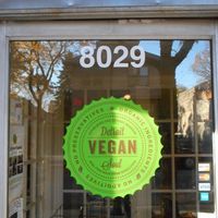 the door at Detroit Vegan Soul - East in Detroit