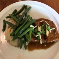 Smothered Tempeh at Detroit Vegan Soul - East in Detroit