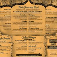 Menu at Life Alive Organic Cafe in Salem