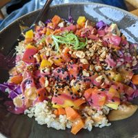 Thai bowl at Life Alive Organic Cafe in Salem