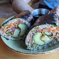 Vegan nori wrap at Life Alive Organic Cafe in Salem