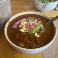Chili bowl  at Life Alive Organic Cafe in Salem