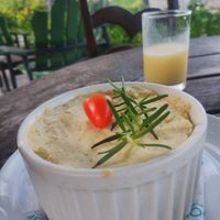 Escondidinho de cogumelos at Odoiá Maragogi Estalagem e Restaurante in Maragogi