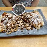 Vegan Apple Cinnamon Crepe (Double)  at Miss Claudes Crepes in South Brisbane