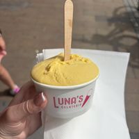 Mango  at Luna's Gelateria in Taupo