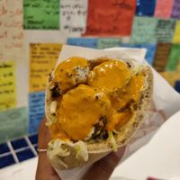 Falafel pita at Falafel Boracay in Boracay