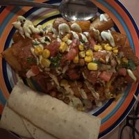 Delicious coliflor with papas bravas   at Mexican Society in Adelaide