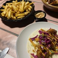 Hot chips (aioli not vegan)   at Mexican Society in Adelaide