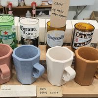 cups and glasses at One Zeom Zero Waste Store - 원점 in Seoul