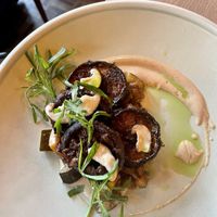 Seasonal Chef’s Tasting Menu (I should have taken notes) - this Mushroom dish was INSANE  at The Acorn in Vancouver