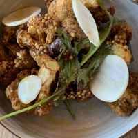 roasted brassica (cauliflower) at The Acorn in Vancouver