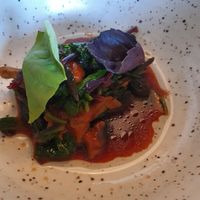 Radish top at The Acorn in Vancouver