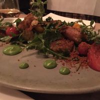 panzanella salad at The Acorn in Vancouver