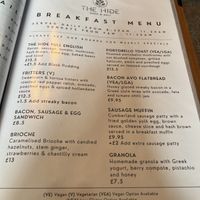 Vegan options available but not specific   at The Hide Cafe & Deli in Pocklington