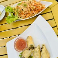 Papaya Salat & Frühlingsrollen   at Limika's House in Celle