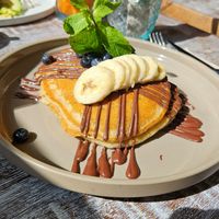 Vegan Pancakes at Buur Deli in Dusseldorf