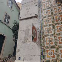 On the corner at Mercado de Santos in Lisbon