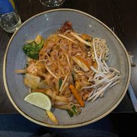 vegan pad thai  at Mum Likes Thai Food in East London