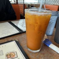 Vegan Thai tea with coconut milk   at Thai and I in Bunnell