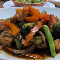 Thai and I Basil Stir Fry (Tofu) at Thai and I in Bunnell