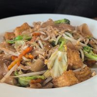 Pad see u at Thai and I in Bunnell