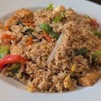 Basil fried rice at Thai and I in Bunnell