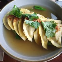 Dumpling soup at Norah - Belmont in Portland