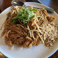 pad thai prepared with Just Egg!  at Norah - Belmont in Portland
