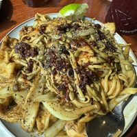 5 mushroom masala linguine with tofu  at Norah - Belmont in Portland