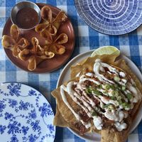 Appetizers (Rainy Rangoon and Pad Thai Nachos)  at Norah - Belmont in Portland