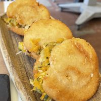 Arepas veganas  at Agora  in Llanes