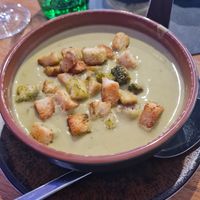 Vegan soup at Deins & Meins in Zell Am See