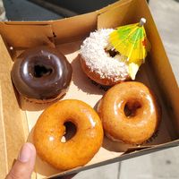 Dandelion Chocolate, The Haole, (2) Original Sin at Holey Grail Donuts - Santa Monica in Santa Monica
