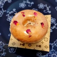 Hail Mary - rose and cardamom at Holey Grail Donuts - Santa Monica in Santa Monica