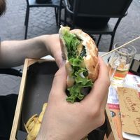 Veggie burger   at Otivm Bar in Padua