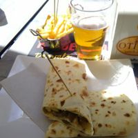 Seitan piadina at Otivm Bar in Padua