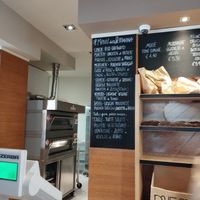 Menu con opciones veganas. No probé pero seguro son ricas at La Bottega del Pane in Morbegno