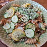 September 2025 - Korean vegetable pasta at Klorofüll in Tallinn