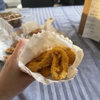 fried calamari   at Vegelicious in Cheltenham