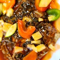 Sweet & Sour Fish at Vegelicious in Cheltenham