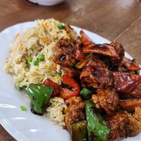 Kung Po chicken fried rice at Vegelicious in Cheltenham