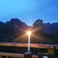  at Green Restaurant in Vang Vieng