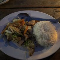 Tofu Stirfried 🤮  at Green Restaurant in Vang Vieng