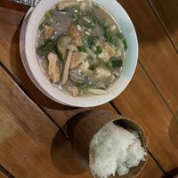   at Green Restaurant in Vang Vieng