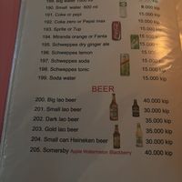   at Green Restaurant in Vang Vieng