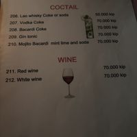   at Green Restaurant in Vang Vieng