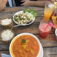   at Green Restaurant in Vang Vieng