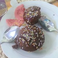 vegan muffin at Restaurante Diverso Trinitario in Trinidad